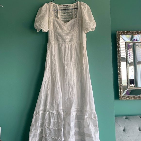 Reformation Norwich Dress in Ivory - Picture 2 of 9